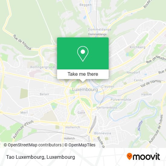Tao Luxembourg Karte
