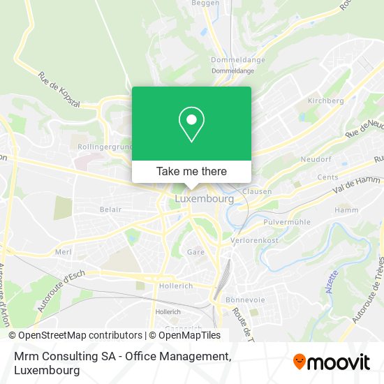Mrm Consulting SA - Office Management map