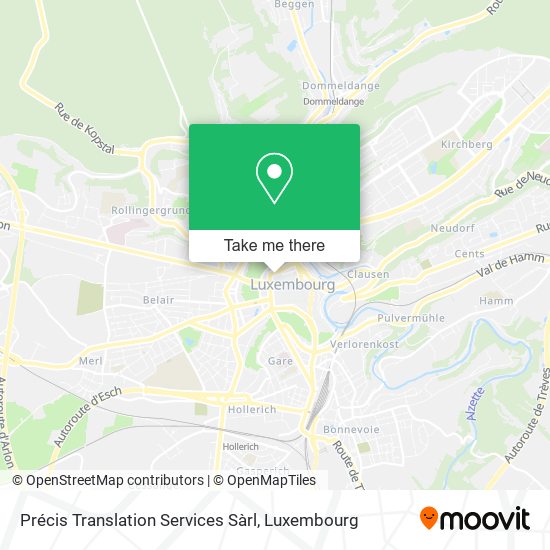 Précis Translation Services Sàrl map