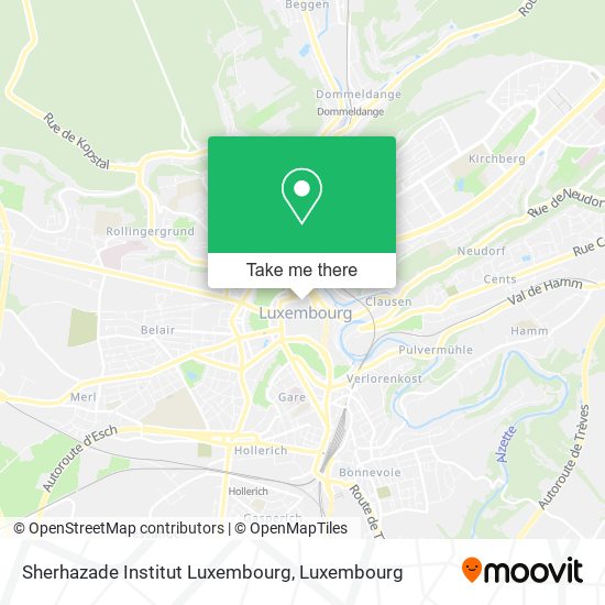 Sherhazade Institut Luxembourg Karte