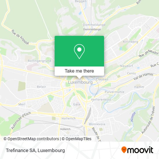 Trefinance SA map