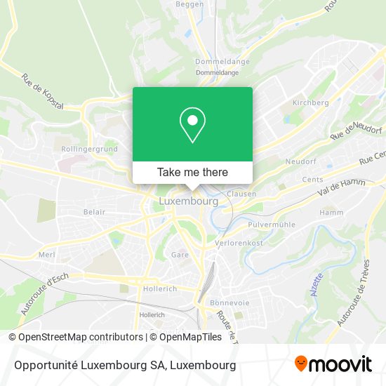 Opportunité Luxembourg SA map