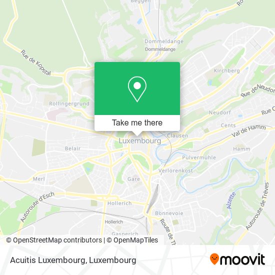 Acuitis Luxembourg map
