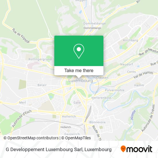 G Developpement Luxembourg Sarl Karte