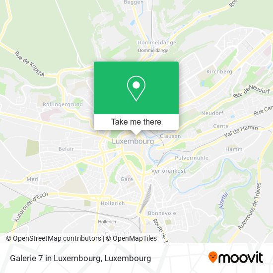 Galerie 7 in Luxembourg map