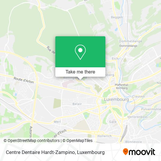 Centre Dentaire Hardt-Zampino map
