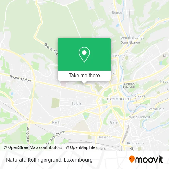Naturata Rollingergrund map