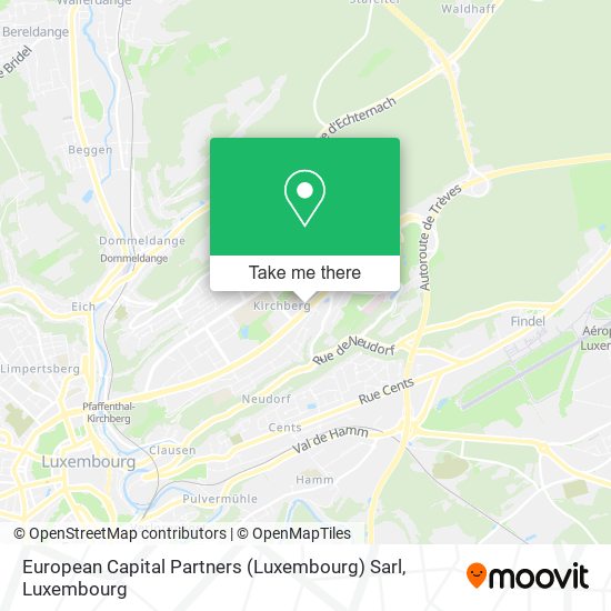 European Capital Partners (Luxembourg) Sarl map