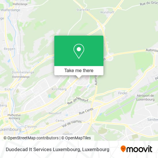 Duodecad It Services Luxembourg map