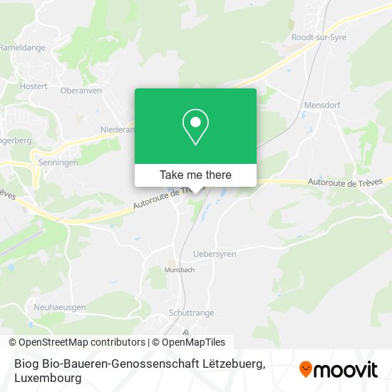 Biog Bio-Baueren-Genossenschaft Lëtzebuerg map