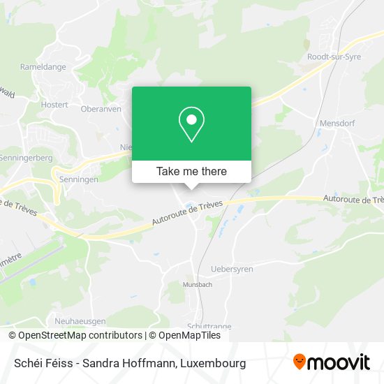 Schéi Féiss - Sandra Hoffmann map