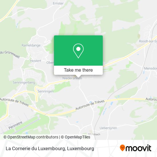 La Cornerie du Luxembourg map