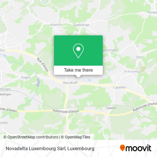 Novadelta Luxembourg Sàrl map