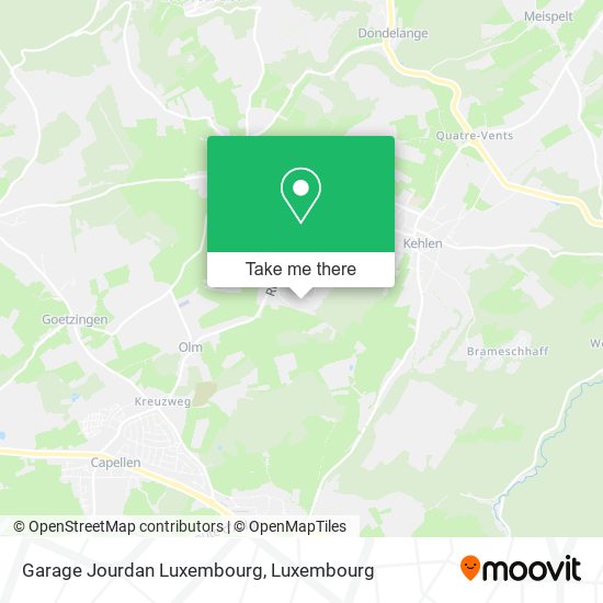 Garage Jourdan Luxembourg Karte