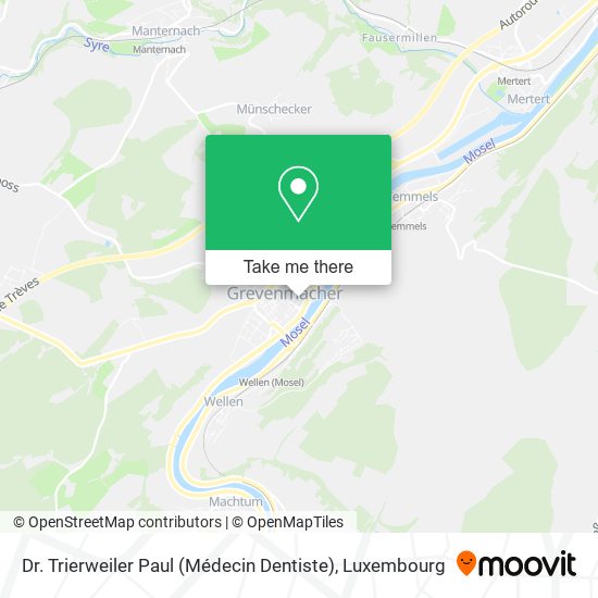 Dr. Trierweiler Paul (Médecin Dentiste) map