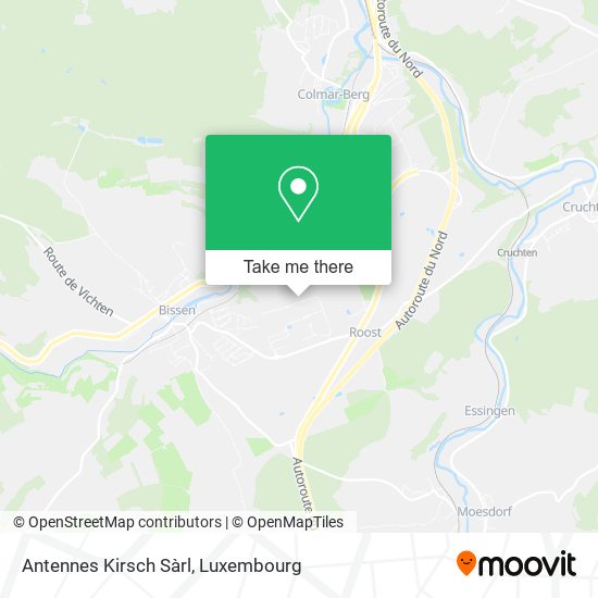 Antennes Kirsch Sàrl map