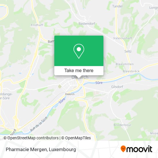 Pharmacie Mergen map