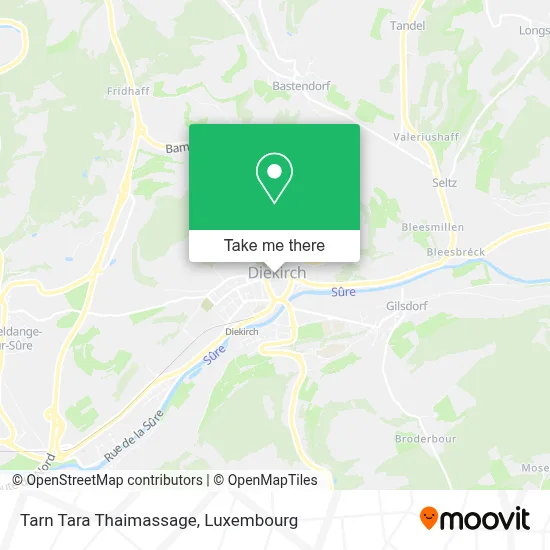 Tarn Tara Thaimassage map