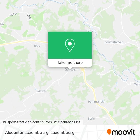 Alucenter Luxembourg Karte