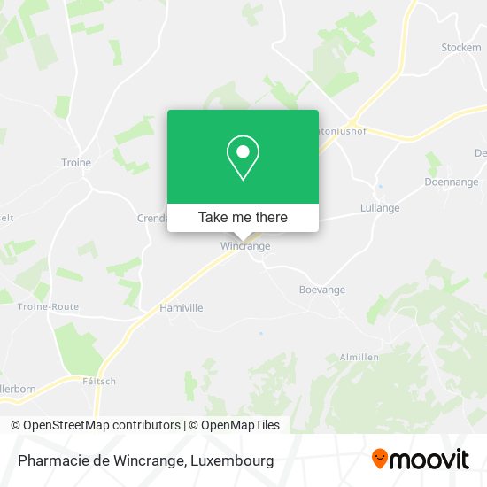 Pharmacie de Wincrange map