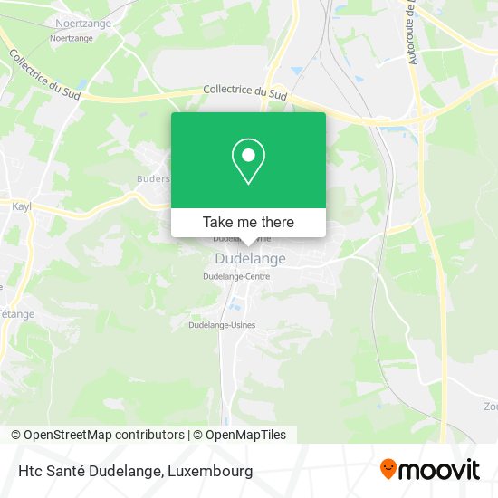 Htc Santé Dudelange map