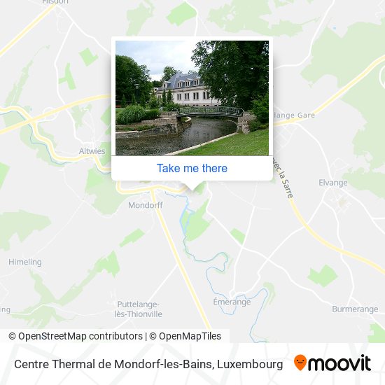 Centre Thermal de Mondorf-les-Bains map