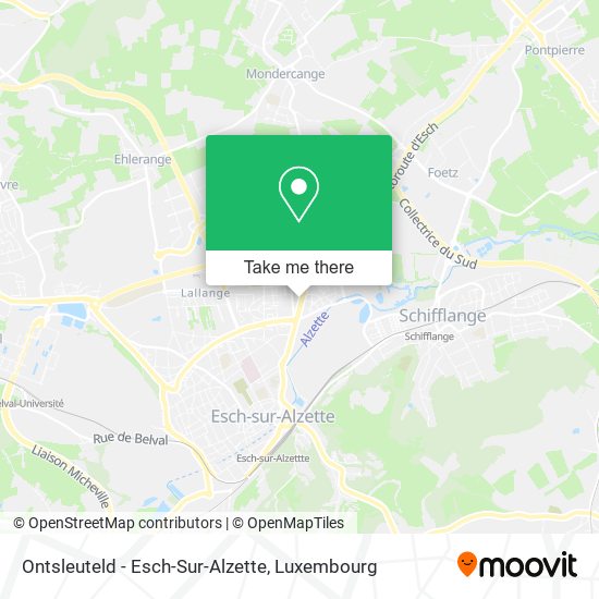 Ontsleuteld - Esch-Sur-Alzette Karte