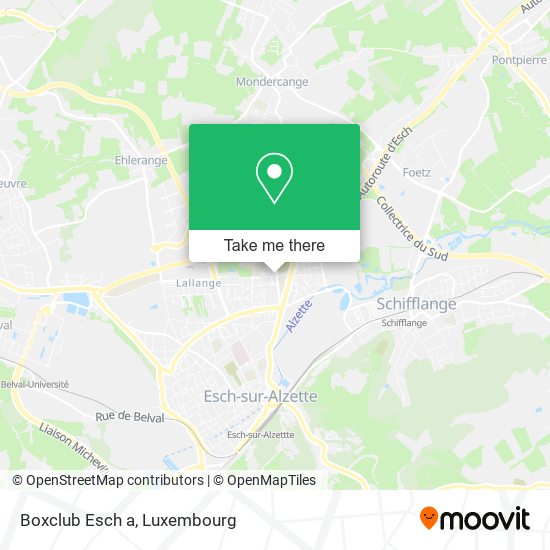Boxclub Esch a map