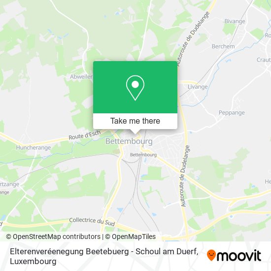 Elterenveréenegung Beetebuerg - Schoul am Duerf map