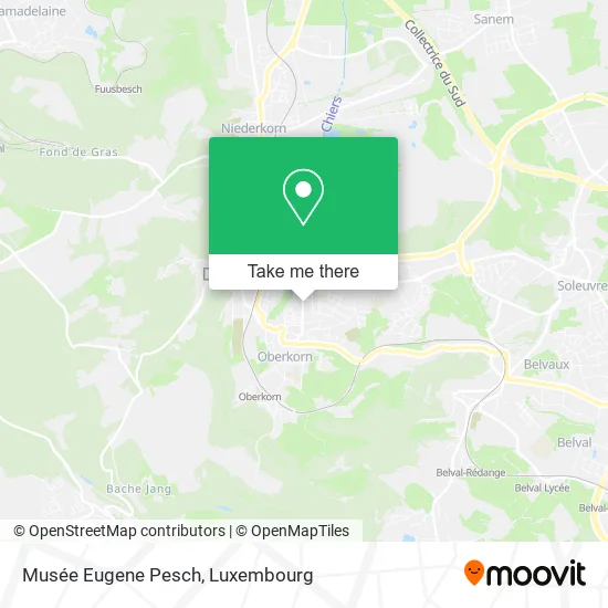 Musée Eugene Pesch map