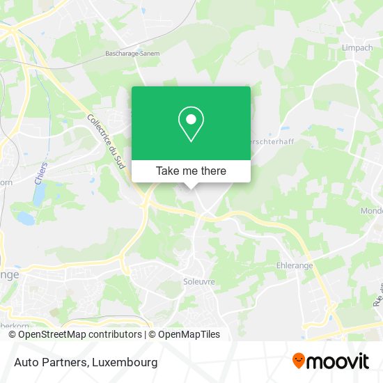 Auto Partners map