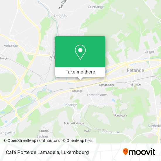 Café Porte de Lamadela map