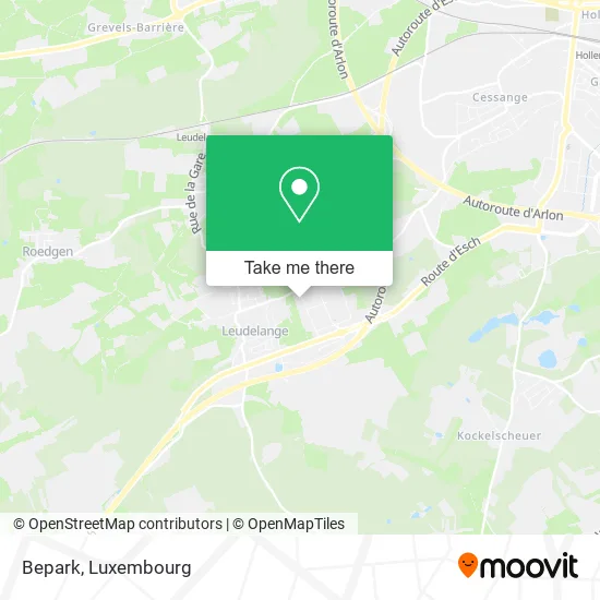 Bepark map