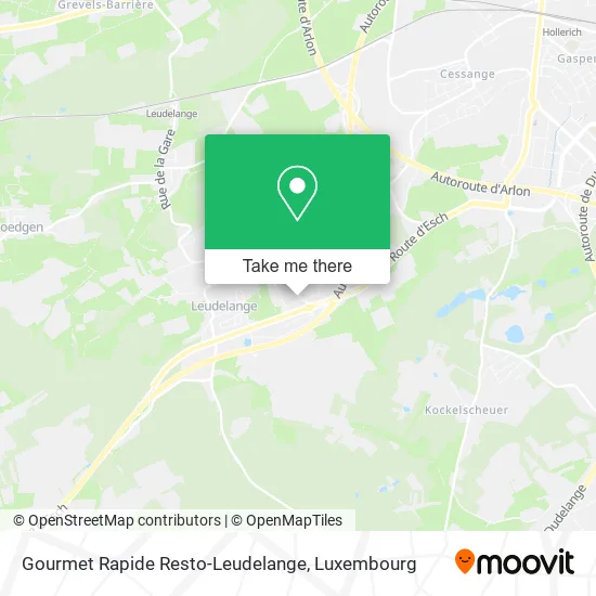 Gourmet Rapide Resto-Leudelange map