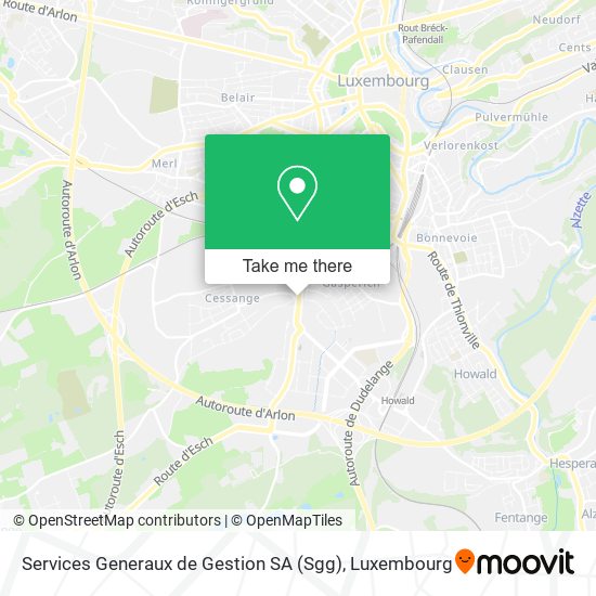 Services Generaux de Gestion SA (Sgg) Karte