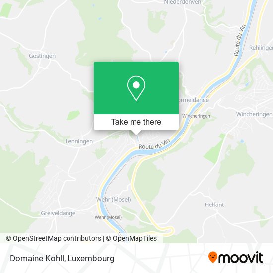 Domaine Kohll map