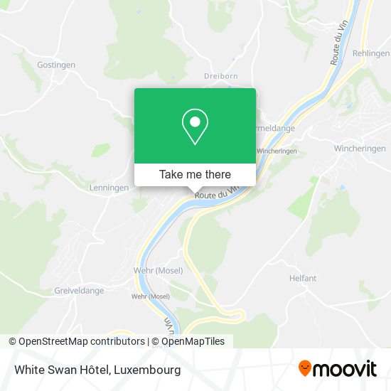 White Swan Hôtel map