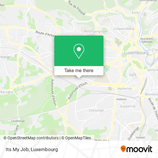Its My Job map