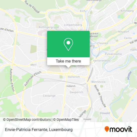 Envie-Patricia Ferrante map