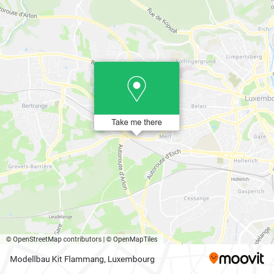 Modellbau Kit Flammang map