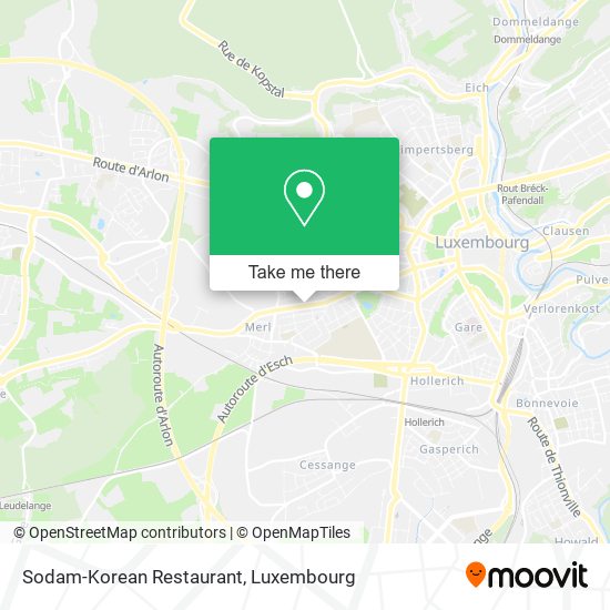 Sodam-Korean Restaurant Karte