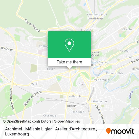 Archimel - Mélanie Ligier - Atelier d'Architecture. map