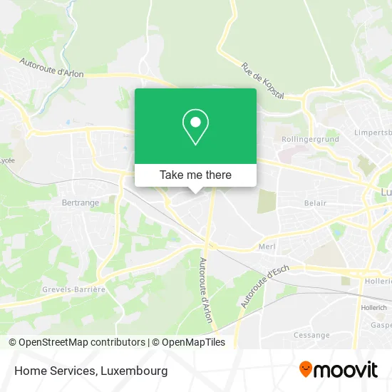Home Services map
