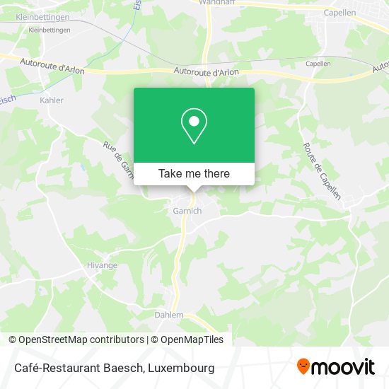 Café-Restaurant Baesch map