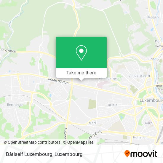 Bâtiself Luxembourg map
