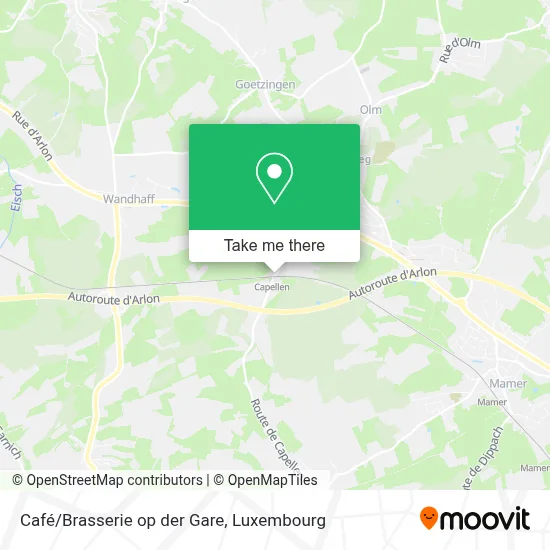 Café/Brasserie op der Gare map