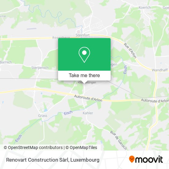 Renovart Construction Sàrl map