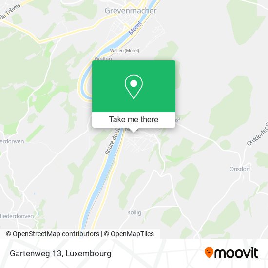 Gartenweg 13 map