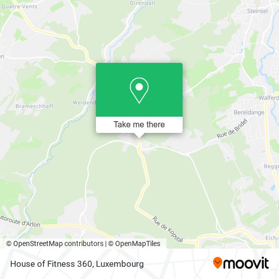 House of Fitness 360 map