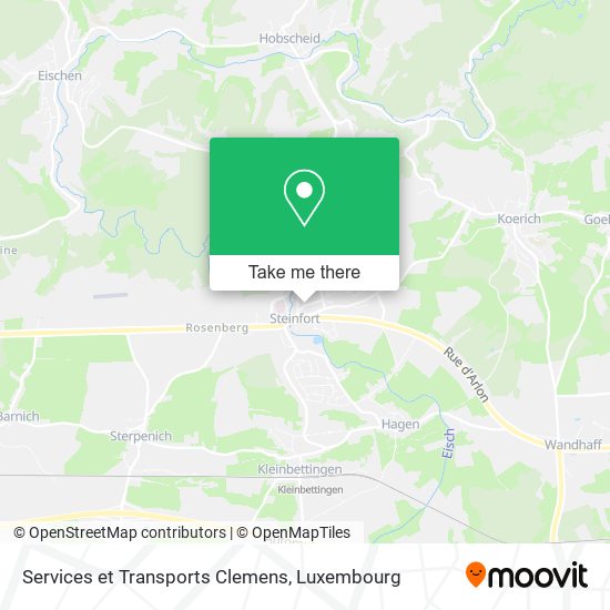 Services et Transports Clemens map